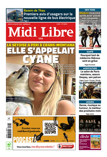 Midi Libre (14 Éditions) Du Mardi 6 Janvier 2026