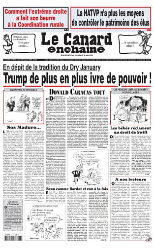 Le Canard enchaîné - 7 Janvier 2026
