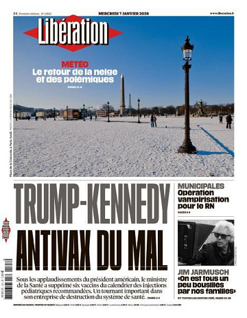 Libération du Mercredi 7 Janvier 2026