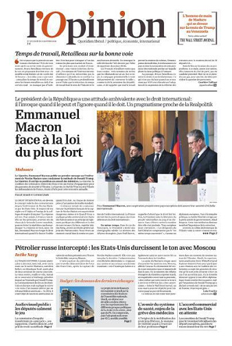 L’Opinion - 8 Janvier 2026