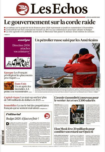 Les Echos - 8 Janvier 2026