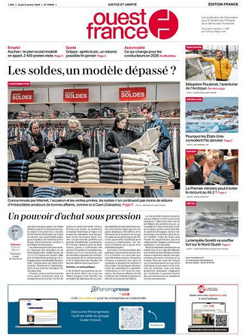 Ouest-France Édition France - 8 Janvier 2026