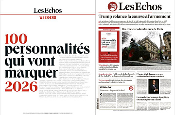 Pack Les Echos + Les Echos Week-end - 9 Janvier 2026