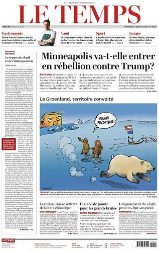 Le Temps - 9 Janvier 2026