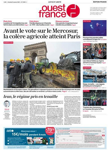 Ouest-France Édition France - 9 Janvier 2026