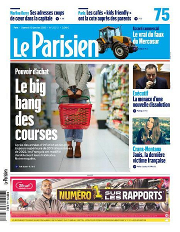 Le Parisien - 10 Janvier 2026