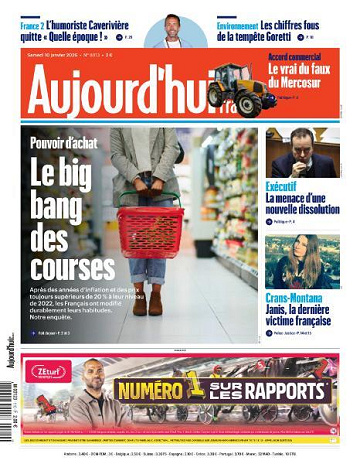 Aujourd’hui en France - 10 Janvier 2026