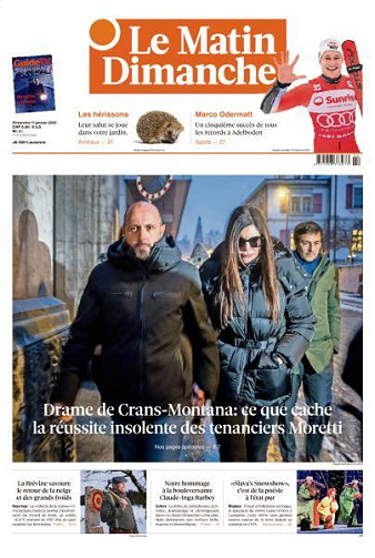 Le Matin Dimanche - 11 Janvier 2026