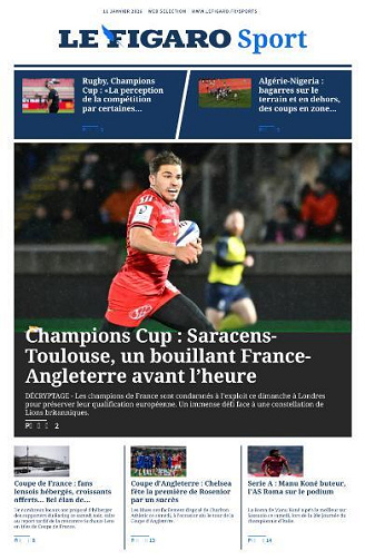 Le Figaro Sport - 11 Janvier 2026