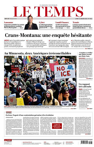 Le Temps - 12 Janvier 2026