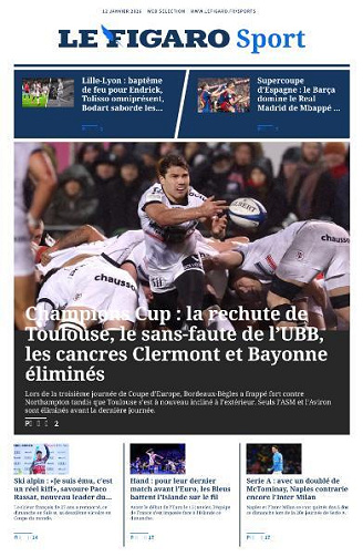 Le Figaro Sport - 12 Janvier 2026