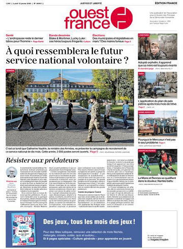 Ouest-France Édition France - 12 Janvier 2026