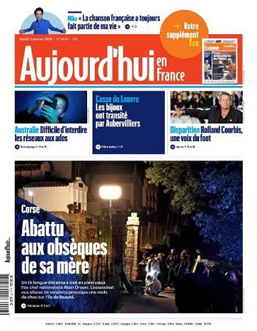 Aujourd’hui en France - 13 Janvier 2026