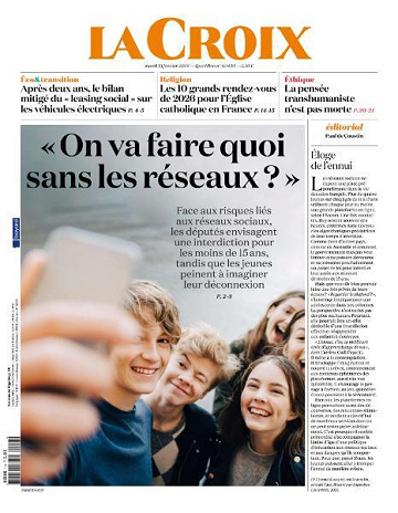 La Croix - 13 Janvier 2026