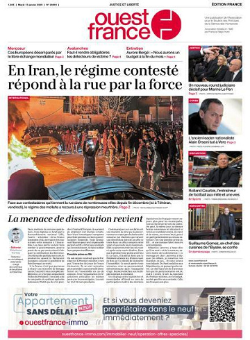 Ouest-France Édition France - 13 Janvier 2026