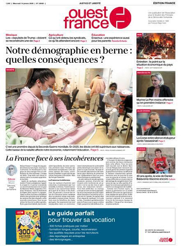 Ouest-France Édition France - 14 Janvier 2026