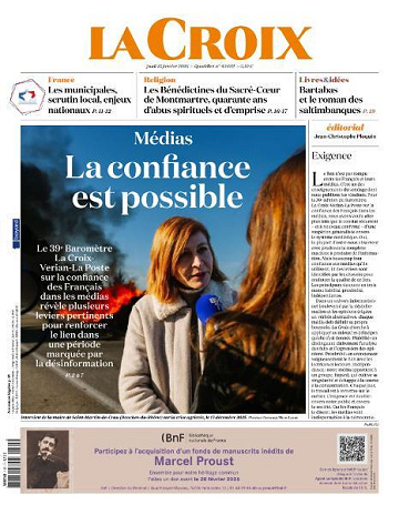 La Croix - 15 Janvier 2026
