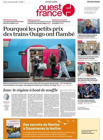 Ouest-France Édition France - 15 Janvier 2026