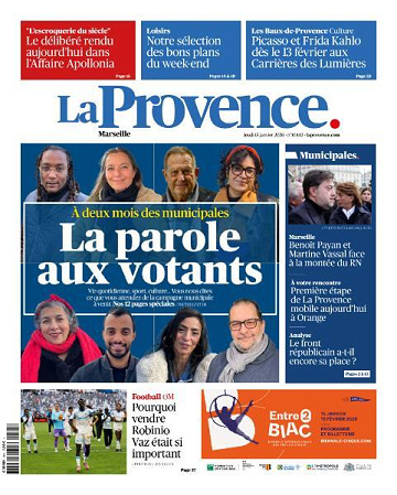 La Provence - 15 Janvier 2026