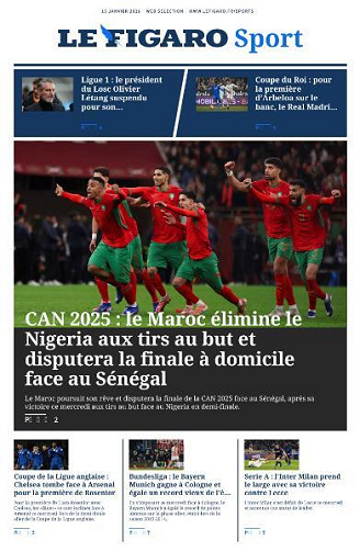 Le Figaro Sport - 15 Janvier 2026