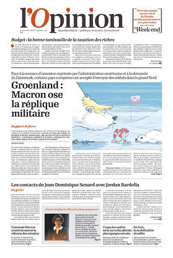 L’Opinion - 16-17 Janvier 2026