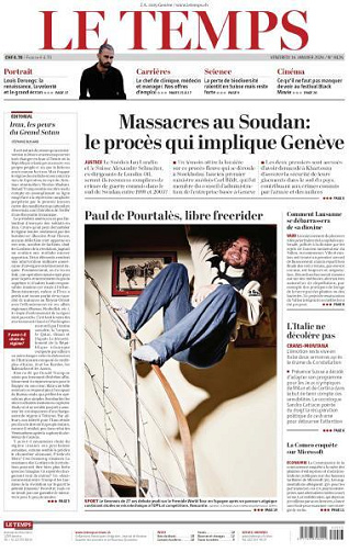 Le Temps - 16 Janvier 2026