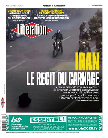 Libération du Vendredi 16 Janvier 2026