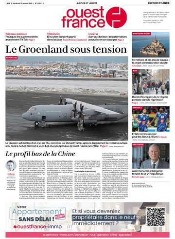 Ouest-France Édition France - 16 Janvier 2026
