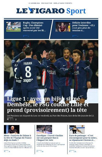 Le Figaro Sport - 17 Janvier 2026