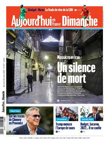 Aujourd’hui en France - 18 Janvier 2026