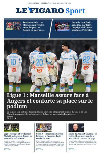 Le Figaro Sport - 18 Janvier 2026