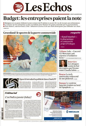 Les Echos - 19 Janvier 2026