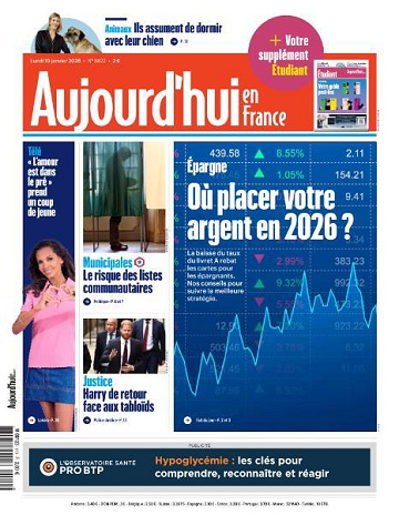 Aujourd’hui en France - 19 Janvier 2026