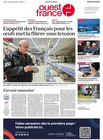 Ouest-France Édition France - 19 Janvier 2026