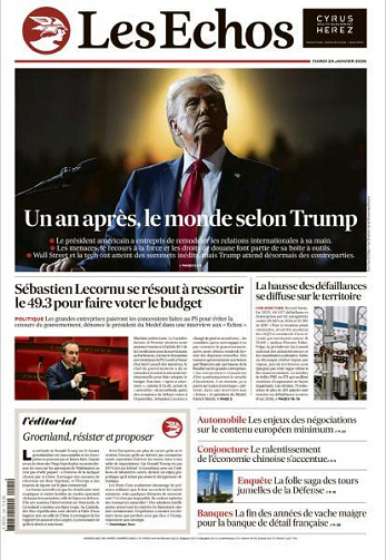 Les Echos - 20 Janvier 2026