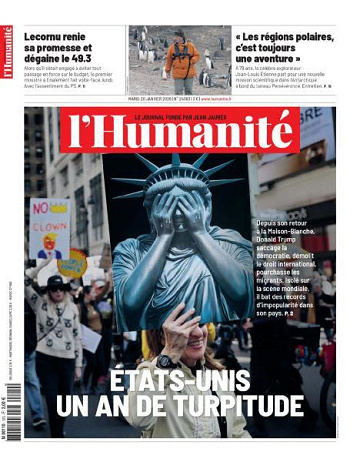 L'Humanite - 20 Janvier 2026