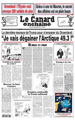Le Canard enchaîné - 21 Janvier 2026