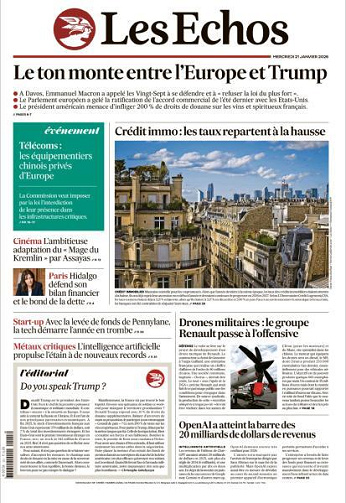Les Echos - 21 Janvier 2026