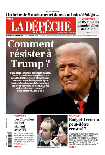 La Dépêche du Midi (16 Éditions) Du Mercredi 21 Janvier 2026