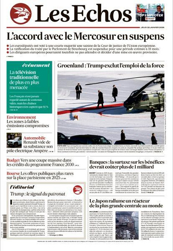 Les Echos - 22 Janvier 2026