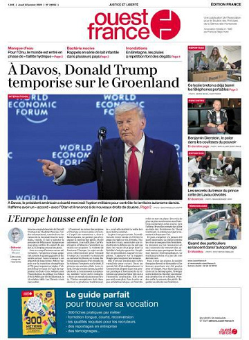 Ouest-France Édition France - 22 Janvier 2026