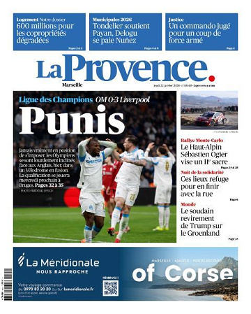 La Provence - 22 Janvier 2026