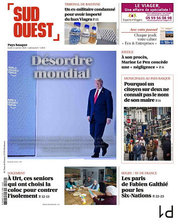 Sud Ouest Pays basque Du Jeudi 22 Janvier 2026
