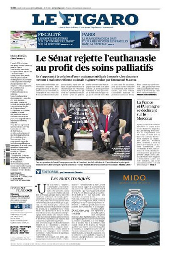 Le Figaro du Vendredi 23 Janvier 2026