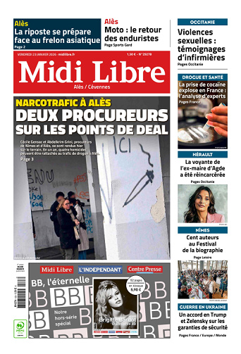 Midi Libre (14 Éditions) Du Vendredi 23 Janvier 2026