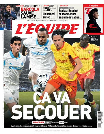 L’equipe du Samedi 24 Janvier 2026