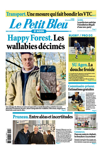 Le Petit Bleu d'Agen - 24 Janvier 2026