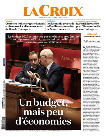La Croix - 26 Janvier 2026