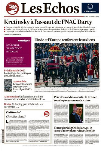 Les Echos - 27 Janvier 2026