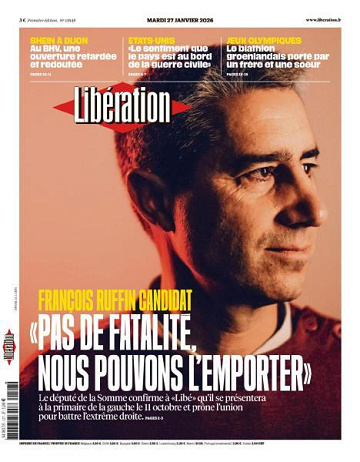 Libération du Mardi 27 Janvier 2026